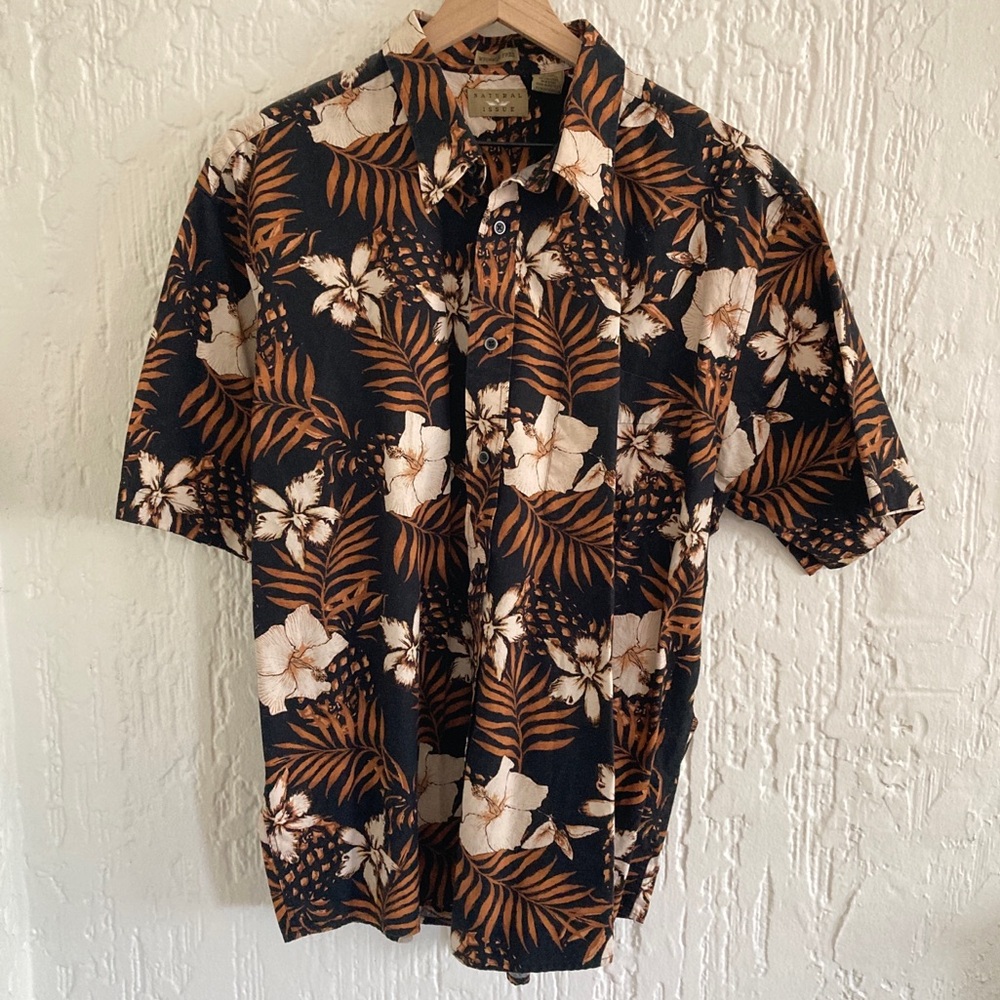 Natural Issue Short Sleeve Button Down Shirt Size XL